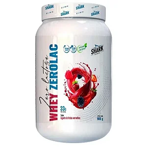 Whey Zerolac Pote 900g Iogurte com Frutas Vermelhas Linha Clinic – Shark Pro