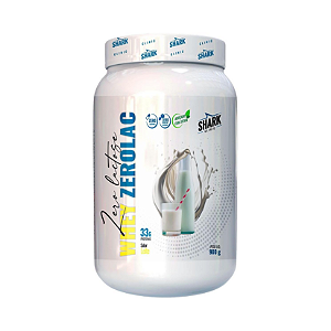 WHEY ZEROLAC POTE 900G LEITINHO LINHA CLINIC SHARK PRO