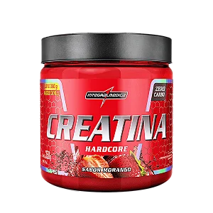 CREATINA HARDCORE MORANGO 350G INTEGRALMEDICA