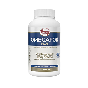 OMEGAFOR PLUS 240 CAPSULAS 1000MG - VITAFOR