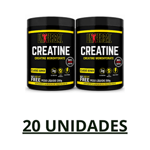 COMBO 20 Unidades - Creatina 200g + 200g Universal