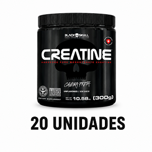 COMBO 20 Unidades - Creatina 300g Black Skull