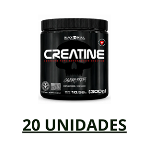 COMBO 20 Unidades - Creatina 300g Black Skull