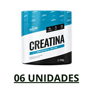 Combo - 6 Creatina Monohidratada 300g Shark Pro