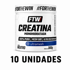 Combo 10 unidades - Creatina Ultramesh Pote 300g Ftw