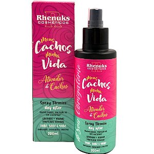 Spray Capilar Meus Cachos Minha Vida 200ml Rhenuks Cosméticos