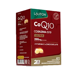 Coenzima Q10 200mg 60 Comprimidos  Clinical Series Lauton Nutrition