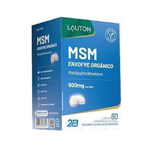 Enxofre Orgânico 450mg  60 Cápsulas Clinical Series Lauton Nutrition