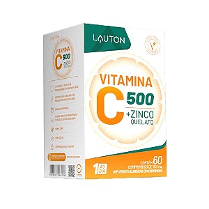 Vitamina C e  Zinco 60 Caps Lauton Nutrition
