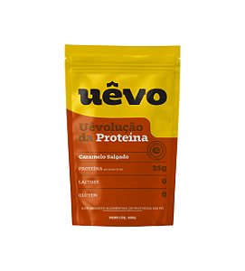 Proteina Em Pó Uevo 420g Sabores - Caramelo Salgado