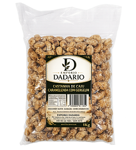 Castanha De Caju Caramelizada Com Gergelim Pacote de 1kg Emporio Dadario