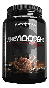 Whey 100% HD Gourmert Pote 900g Black Skull - Chocolate