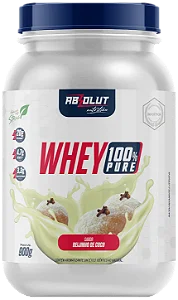 Whey Concentrado Pote 900g Beijinho Absolut Nutrition