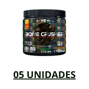Combo 05 unidades - Bone Crusher 150g Black Skull - Lemon Radioactive