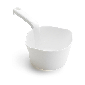 Scoop Dosador Concha 1L Padrão Hedgehog - Branco