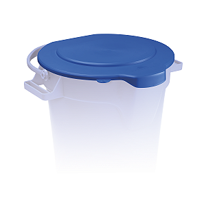 Tampa plástica para balde de 20l mod 30161 - azul