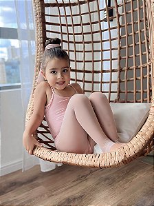 Legging em Tule Infantil - Rosé Rosé