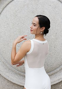 Collant Marina sem Manga - Optical White