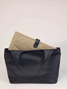 Bolsa Pointè Tote Grande - Preta interno Nude