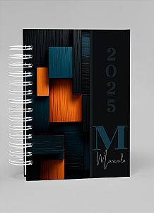 Agenda Masculina Datada 2025 Esquadros