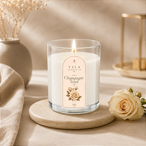 Velas Aromáticas Champagne Toast
