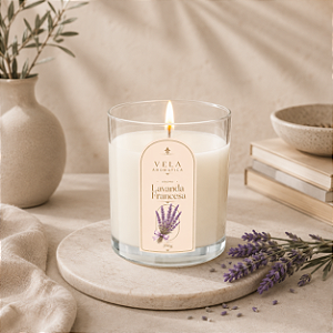 Vela Aromática Lavanda Francesa