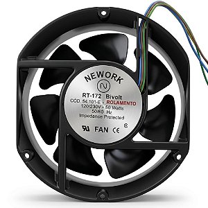 MICRO VENTILADOR 172X150X51MM BIVOLT 54.101E NEWORK (RT150 54101E)