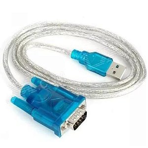 CABO USB CRISTAL - USB A MACHO + DB9 - CRISTAL - 1.5M