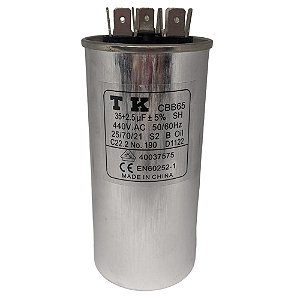 CAPACITOR DE PARTIDA 35+2,5UF/440VAC 50/602HZ +-5% 50X105 TK