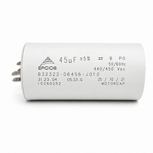 CAPACITOR PPM 45UF 440VCA/450VCA B32322-D6456-J010 50X94MM FASTON EPCOS (B32322D6456J010)