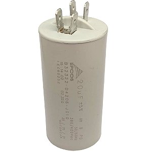 CAPACITOR  PPM 20UF 380/400VAC 5% B32322-D4206-J010 FAST-ON EPCOS