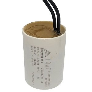 CAPACITOR 10UF 380V/400VAC 5% 50/60HZ 35X50MM B32314A4106J017 TERMINAL FIO EPCOS