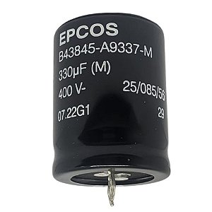 CAPACITOR  SNAP-IN 330UF 400 V-B43845A9337M-30X40 EPCOS
