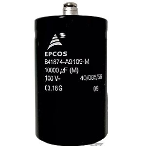 CAPACITOR GIGA-ELCO 10.000UF 100V 80X50MM B41874-A9109-M EPCOS