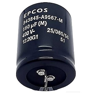CAPACITOR SNAP-IN 560 UF X 400 V-B43845A9567M-35X45 EPCOS