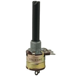POTENCIOMETRO 2M2 LOG LINEAR COM CHAVE 16MM CONSTANTA