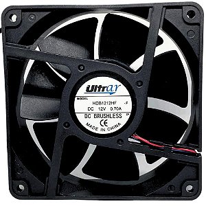 MICRO VENTILADOR 120X120X38 12V 0.30 (MAX: 0.70) AMP 3.6 WATTS - 2800 RPM HDB1212HF-F