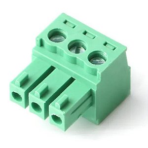BORNE AKZ 3 VIAS PASSO 3,81MM FÊMEA TIPO BR7