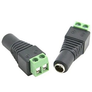ADAPTADOR P4 2.1 MM FÊMEA COM BORNE J4 CFTV FL03