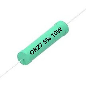RESISTOR OR27 5% 10W AXIAL (OR27 5% 10W)