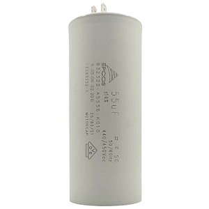 CAPACITOR PPM 55UF 440/450VCA 10% FAST-ON EPCOS