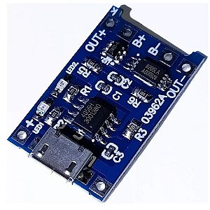 MÓDULO CARREGADOR BATERIA LITIO TP4056