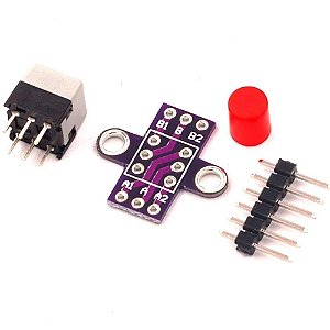 MÓDULO BOTÃO COM TRAVA MCU-010