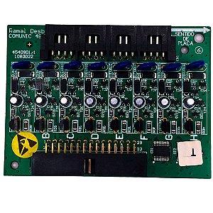 PLACA 8 RAMAIS DESBALANCEADA PARA COMUNIC 48 INTELBRAS