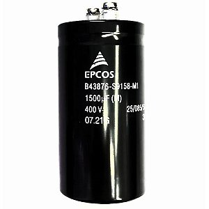 CAPACITOR ELETROLITICO GIGA 1500UF 400V B43876-S9158-M1 G2 50X95MM EPCOS