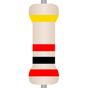 RESISTOR CR25-            2K                   1/4W 5% TAPE