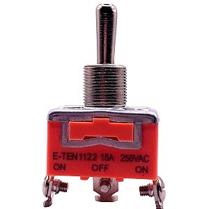 CHAVE ALAVANCA KN-1122 LIGA/DESLIGA/LIGA 15A 250V 3 TERMINAIS