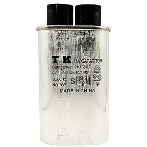 CAPACITOR OVAL MICROONDAS 0,80UF 2100 V-CB85=SUP 0,5 KVAR-32X52 TK