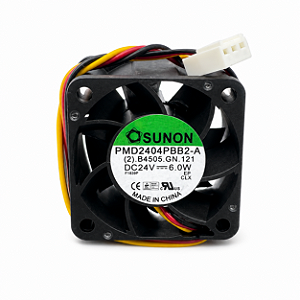 VENTILADOR PMD2404PBB2-A. 24V 6.0W 40X40X28 2 FIOS SUNON