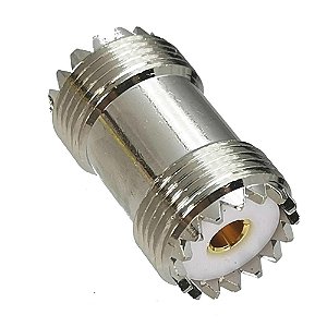 ADAPTADOR UHF FÊMEA X FÊMEA RETO - KA-1 - GAV 97 - KLC